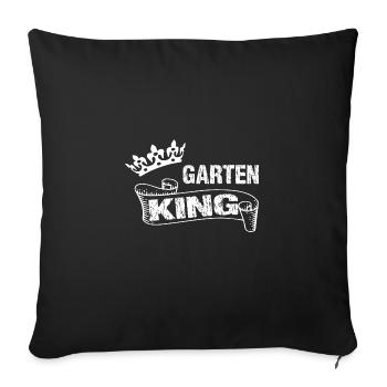 Garten - Sofakissenbezug 45 x 45 cm - Schwarz - Vorne
