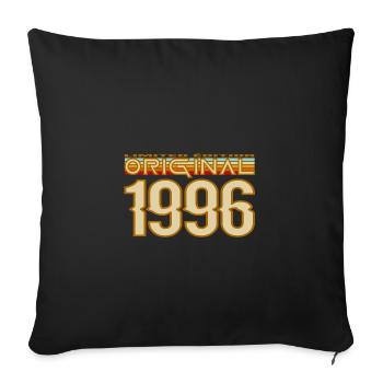Original 1996 Retro Limited Edition - Sofa pillowcase 17,3'' x 17,3'' (45 x 45 cm) - black - Front