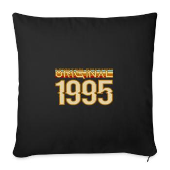 Original 1995 Retro Limited Edition - Sofa pillowcase 17,3'' x 17,3'' (45 x 45 cm) - black - Front