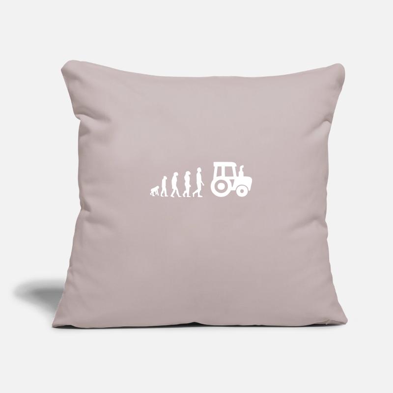 Evolution Traktor Sofakissenbezug 45 x 45 cm