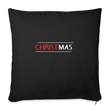 Le design cool de CHRISTMA - Housse de coussin décorative 45 x 45 cm - noir - Devant