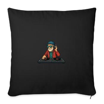 DJ Opa - Sofakissenbezug 45 x 45 cm - Schwarz - Vorne