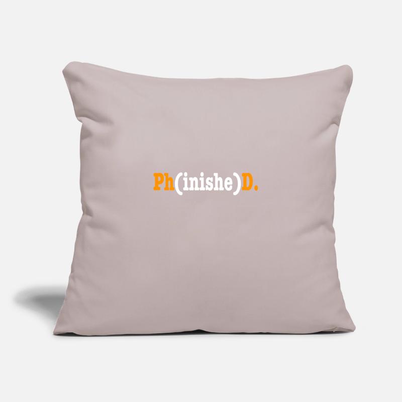 Phinished Phd Student Gift Sofa pillowcase 17,3'' x 17,3'' (45 x 45 cm)