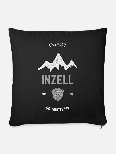 Inzell - Do taugts ma - Sofakissenbezug 45 x 45 cm - Schwarz