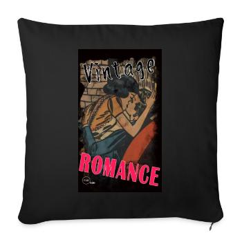 VINTAGE ROMANCE 6 von Yume Origins - Sofakissenbezug 45 x 45 cm - Schwarz - Vorne