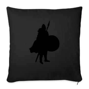 wikinger - Sofakissenbezug 45 x 45 cm - Schwarz - Vorne