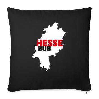 Hesse-Bub - Sofakissenbezug 45 x 45 cm - Schwarz - Vorne