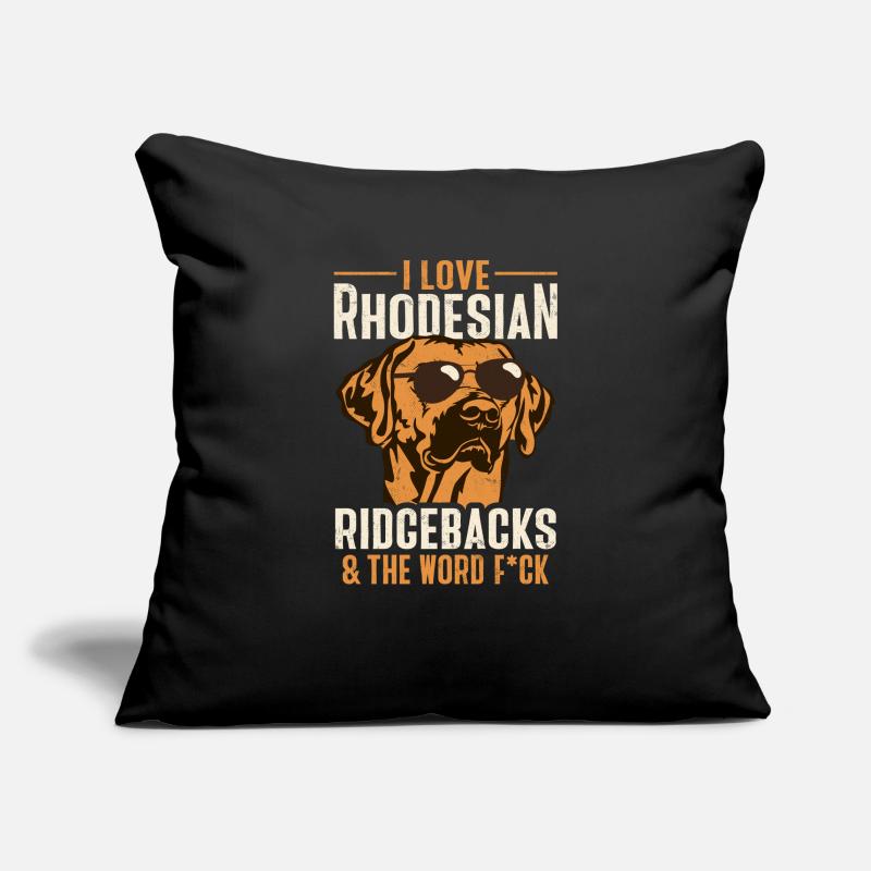 Chien Rhodesian Ridgeback Housse de coussin décorative 45 x 45 cm