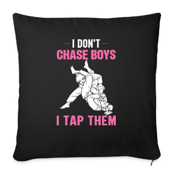 Boxing Sports Lifestyle Martial Arts Freestyle Geschen - Sofa pillowcase 17,3'' x 17,3'' (45 x 45 cm) - black - Front