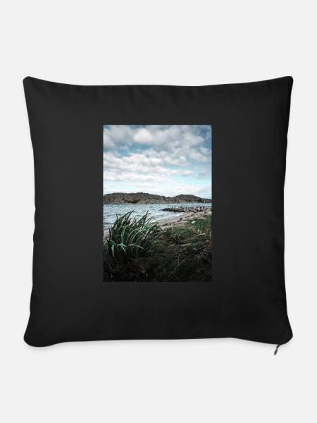 Meer - Sofakissenbezug 45 x 45 cm - Schwarz