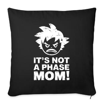 Ce n’est pas une phase maman ! Emo Goth Alternative - Housse de coussin décorative 45 x 45 cm - noir - Devant