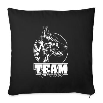 TEAM X - HERDER Chien de sport Wilsigns IGP - Housse de coussin décorative 45 x 45 cm - noir - Devant