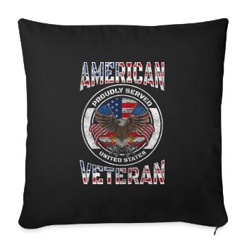 United States World Tour World Power - Sofa pillowcase 17,3'' x 17,3'' (45 x 45 cm) - black - Front