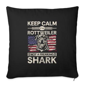 Pedigree Chien Race de chien Propriétaire Stark - Housse de coussin décorative 45 x 45 cm - noir - Devant