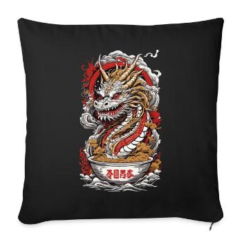 Dragon Ramen Japan's Taste & Art - Sofa pillowcase 17,3'' x 17,3'' (45 x 45 cm) - black - Front