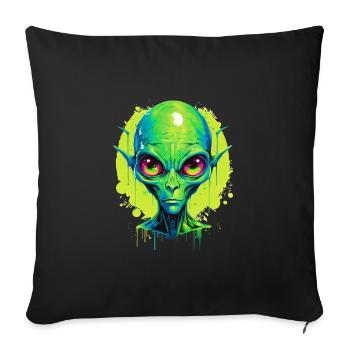 Cadeau extraterrestre Extraterrestre Graines d’étoiles - Housse de coussin décorative 45 x 45 cm - noir - Devant