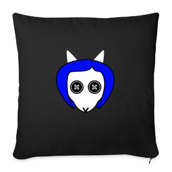 Other Ekuroeil - Sofa pillowcase 17,3'' x 17,3'' (45 x 45 cm) - black - Front