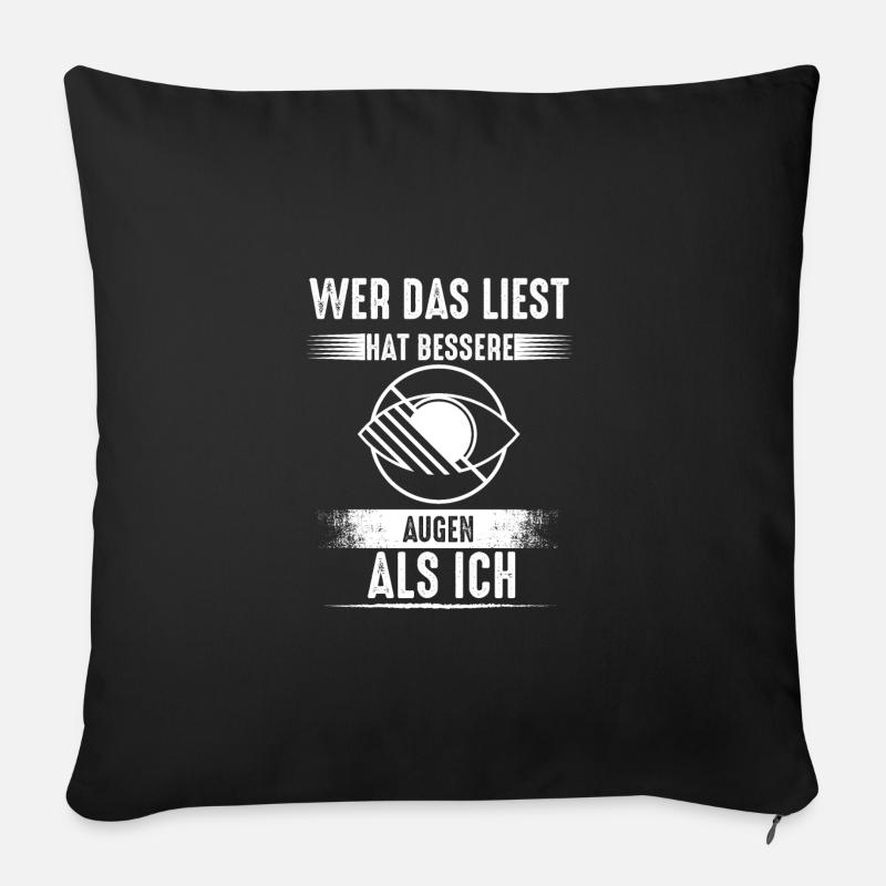 Blind - Sofa pillowcase 17,3'' x 17,3'' (45 x 45 cm) - black