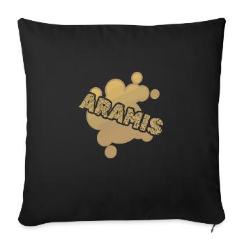 Bébé Aramis - Housse de coussin décorative 45 x 45 cm - noir - Devant