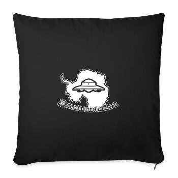 Haunebu Geschwader Projekt Vril Geschenk UFO - Sofakissenbezug 45 x 45 cm - Schwarz - Vorne