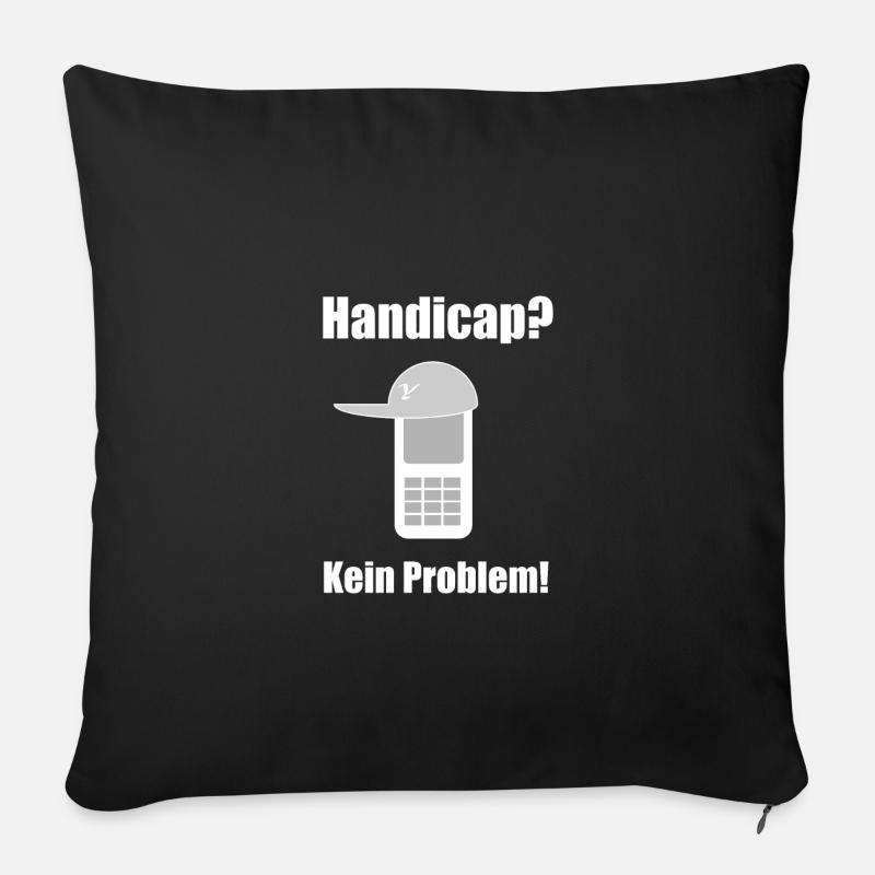Handycap Handicap - Sofakissenbezug 45 x 45 cm - Schwarz