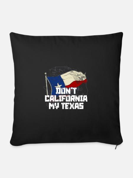 Texas - Sofakissenbezug 45 x 45 cm - Schwarz