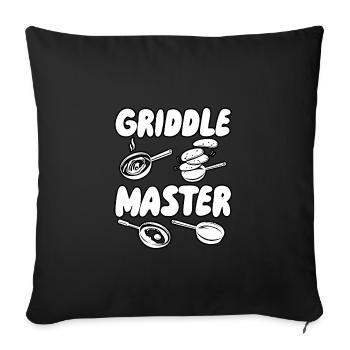 Griddle-Meister - Sofakissenbezug 45 x 45 cm - Schwarz - Vorne