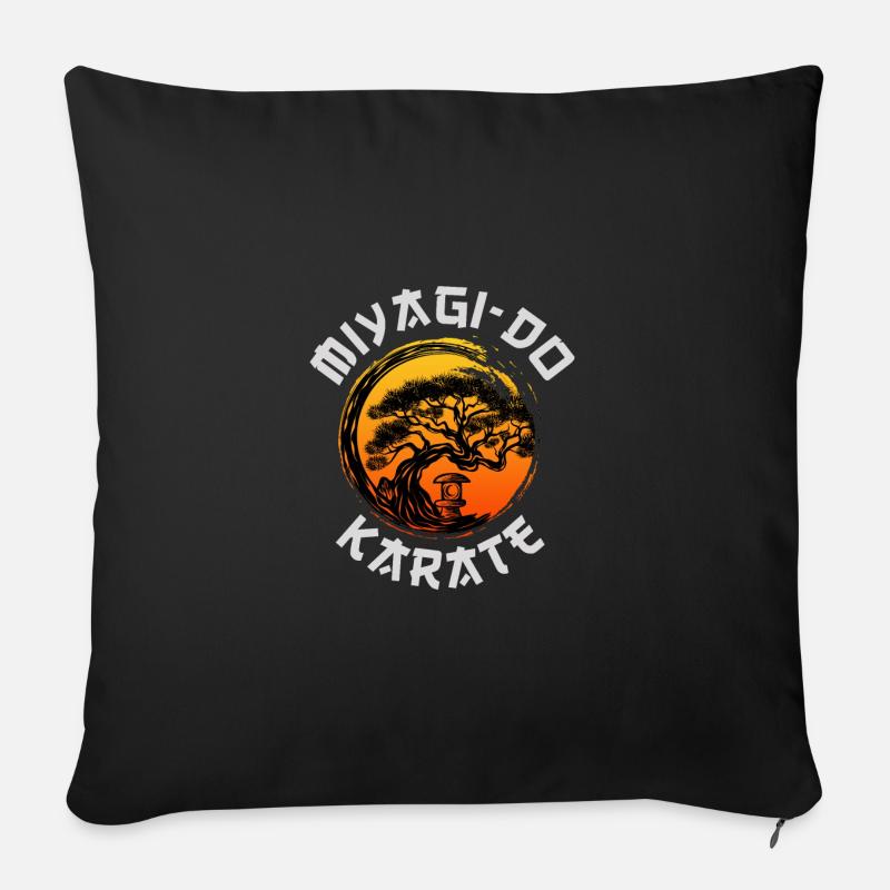 Miyagi do Karate - Sofakissenbezug 45 x 45 cm - Schwarz