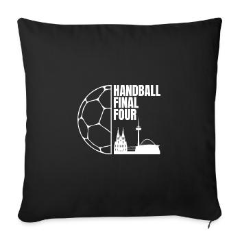 Handball Final Four Skyline - Sofa pillowcase 17,3'' x 17,3'' (45 x 45 cm) - black - Front