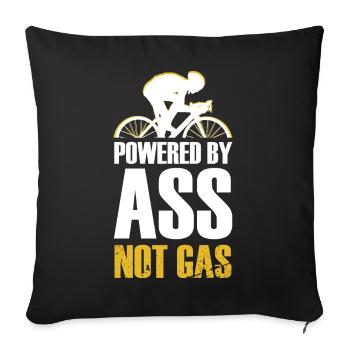 Cycling Road Bike Bicycle Gravel Time Trial Bike - Sofa pillowcase 17,3'' x 17,3'' (45 x 45 cm) - black - Front