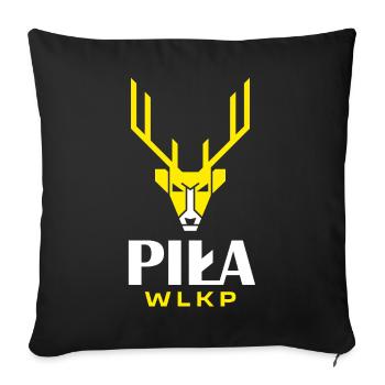 City Saw Deer Logo - Sofakissenbezug 45 x 45 cm - Schwarz - Vorne
