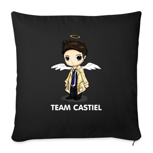 Team Castiel (dark) - Sofa pillowcase 17,3'' x 17,3'' (45 x 45 cm)