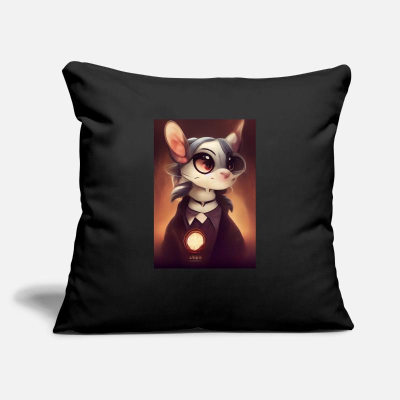 Cat Rat Library Magic Sofa pillowcase 17,3'' x 17,3'' (45 x 45 cm)