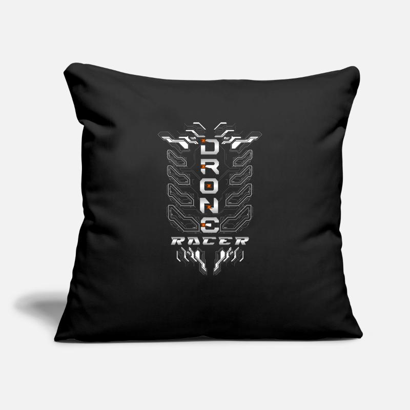 Drone Drones Drone Flight Drone Pilot Housse de coussin décorative 45 x 45 cm