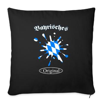 Bayern, Bayrisches Original, Oberbayern, Geschenk - Sofakissenbezug 45 x 45 cm - Schwarz - Vorne