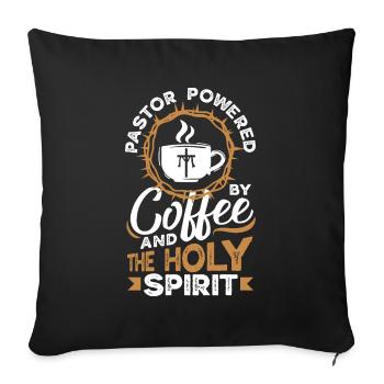 Pastor Appreciation Clergy Preacher Christian - Sofa pillowcase 17,3'' x 17,3'' (45 x 45 cm) - black - Front