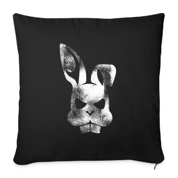 Bad rabbit - Sofa pillowcase 17,3'' x 17,3'' (45 x 45 cm) - black - Front
