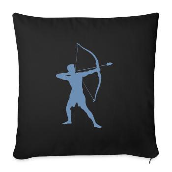 Archer Silhouette, Precise - Sofa pillowcase 17,3'' x 17,3'' (45 x 45 cm) - black - Front