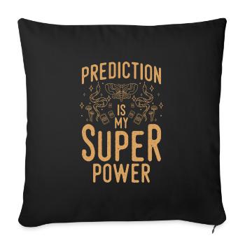 Crystal Ball Predictions Planets - Sofa pillowcase 17,3'' x 17,3'' (45 x 45 cm) - black - Front