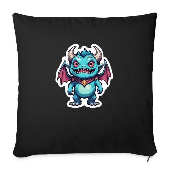 Dungeon Monster - Sofakissenbezug 45 x 45 cm - Schwarz - Vorne