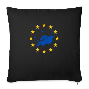 Europe Eu Brexit Star Politics Gift - Sofa pillowcase 17,3'' x 17,3'' (45 x 45 cm) - black - Front