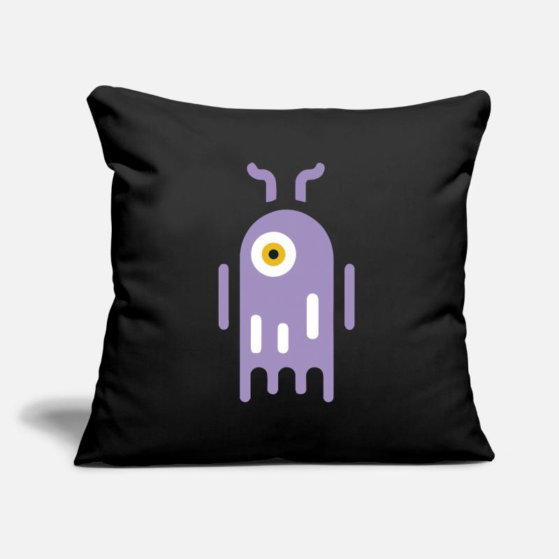 Extraterrestre borgne Housse de coussin décorative 45 x 45 cm