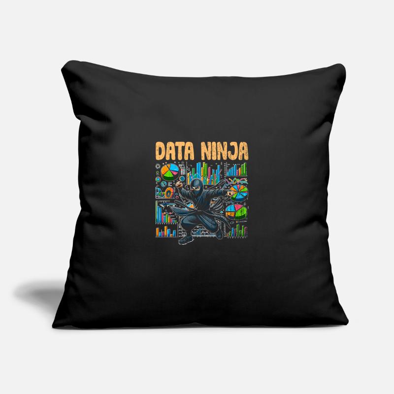 Data Ninja Retro Data Science Deep Learning For Sofakissenbezug 45 x 45 cm