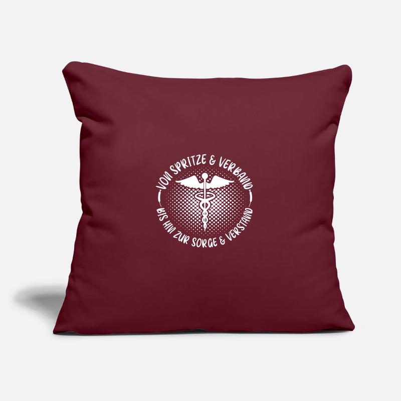 Assistente Medico Siringa & Associazione MFA Copricuscino per divano, 45 x 45 cm