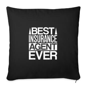 Insurance Agent Costume Best Ever Medicare - Sofakissenbezug 45 x 45 cm - Schwarz - Vorne