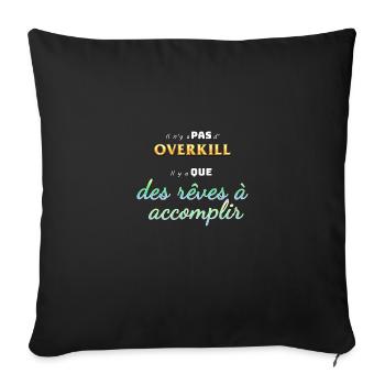 League of legend: Overkill - Sofa pillowcase 17,3'' x 17,3'' (45 x 45 cm) - black - Front