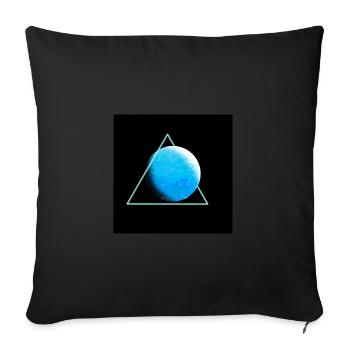 Planet - Sofakissenbezug 45 x 45 cm - Schwarz - Vorne