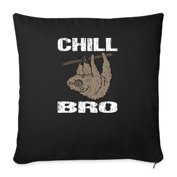 Chill - Sofakissenbezug 45 x 45 cm - Schwarz - Vorne