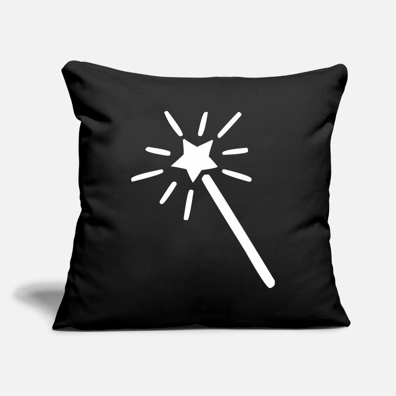 Magic wand wizard magic sorcery magic Sofa pillowcase 17,3'' x 17,3'' (45 x 45 cm)