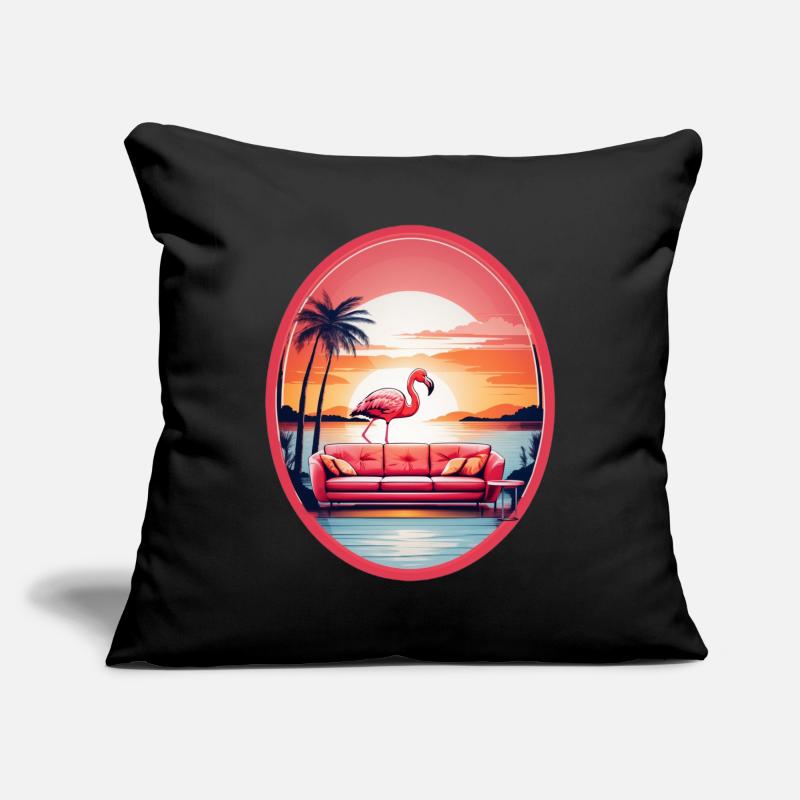 Flamingo Sofa Sofa pillowcase 17,3'' x 17,3'' (45 x 45 cm)